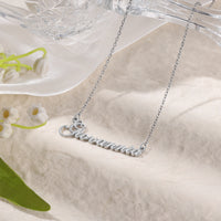 Custom Name Necklace in Silver